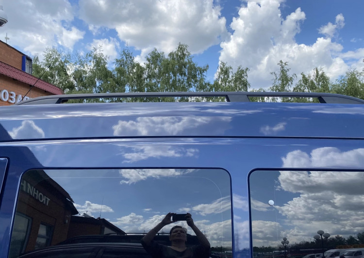 Рейлинги продольные на крышу серебристые Skyport Erkul (длинная база) Ford Tourneo Connect 2003-2013, Ford Transit Connect 2003-2013 Рейлинги продольные на крышу серебристые Skyport Erkul (длинная база) → 12.SKP.01.03.US.G :: TUNING`Leader /img11