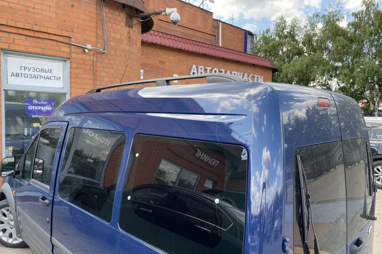 Рейлинги продольные на крышу серебристые Skyport Erkul (длинная база) Ford Tourneo Connect 2003-2013, Ford Transit Connect 2003-2013 Рейлинги продольные на крышу серебристые Skyport Erkul (длинная база) → 12.SKP.01.03.US.G :: TUNING`Leader /img12
