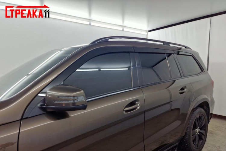 Дефлекторы на окна тонированные 2D Strelka (4+2 элемента) Mercedes-Benz GL-Class X166 2012-2015, Mercedes-Benz GLS-Class X166 2015-2019 Дефлекторы на окна тонированные 2D Strelka (4+2 элемента) → 2D169-4.S11 :: TUNING`Leader /img4