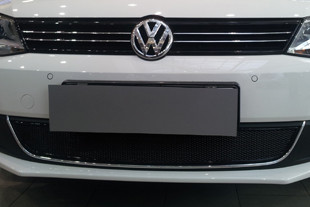 Сетка защитная в бампер Premium черный Strelka Volkswagen Jetta 2011-2014 > TUNINGLeader.ru