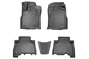 Коврики в салон полиуретановые черные 3D Norplast (5 мест) Toyota Land Cruiser Prado 150 FL 2013-2016, Toyota Land Cruiser Prado 150 FL 2017-2023 > TUNINGLeader.ru