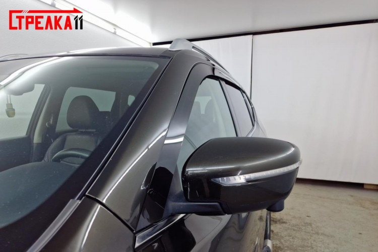 Дефлекторы на окна тонированные 2D Strelka (4+2 элемента) Nissan X-Trail 2014-2018, Nissan X-Trail FL 2018-2021 Дефлекторы на окна тонированные 2D Strelka (4+2 элемента) → 2D176-4.S11 :: TUNING`Leader /img1