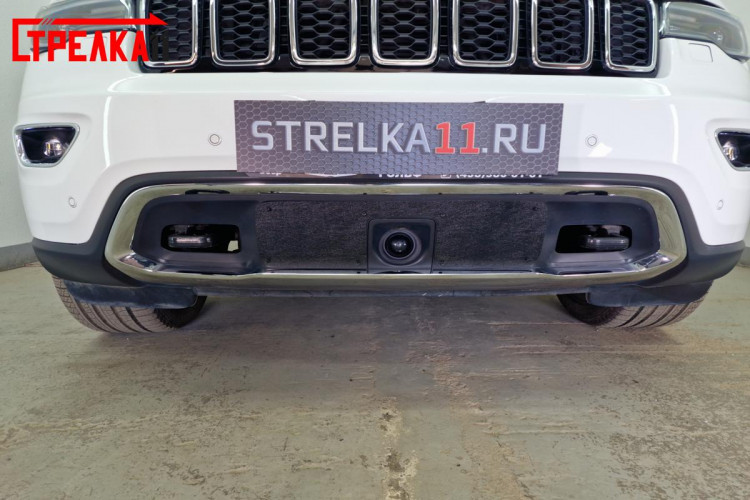 Зимняя защита радиатора на стяжке Strelka Jeep Grand Cherokee FL 2018- Зимняя защита радиатора на стяжке Strelka → ZZ.JGCH18.bot2 :: TUNING`Leader /img1