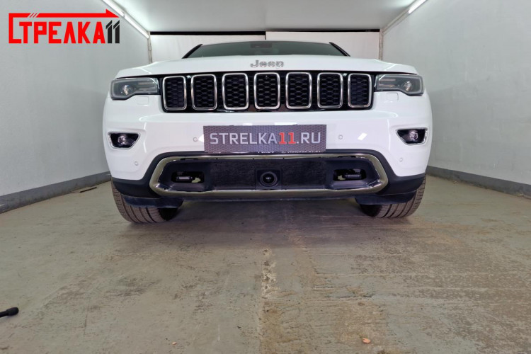 Зимняя защита радиатора на стяжке Strelka Jeep Grand Cherokee FL 2018- Зимняя защита радиатора на стяжке Strelka → ZZ.JGCH18.bot2 :: TUNING`Leader /img2