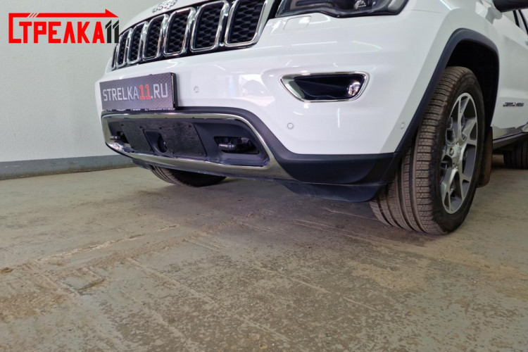 Зимняя защита радиатора на стяжке Strelka Jeep Grand Cherokee FL 2018- Зимняя защита радиатора на стяжке Strelka → ZZ.JGCH18.bot2 :: TUNING`Leader /img4