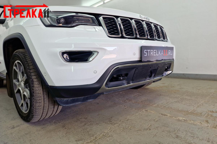 Зимняя защита радиатора на стяжке Strelka Jeep Grand Cherokee FL 2018- Зимняя защита радиатора на стяжке Strelka → ZZ.JGCH18.bot2 :: TUNING`Leader /img6
