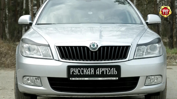 Реснички на передние фары Русская Артель Skoda Octavia 2005-2008, Skoda Octavia FL 2008-2013 Реснички на передние фары Русская Артель → RESO-014500 :: TUNING`Leader /img2