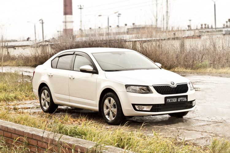 Реснички на передние фары Русская Артель Skoda Octavia III 2013-2017 Реснички на передние фары Русская Артель → RESO-033400 :: TUNING`Leader /img1