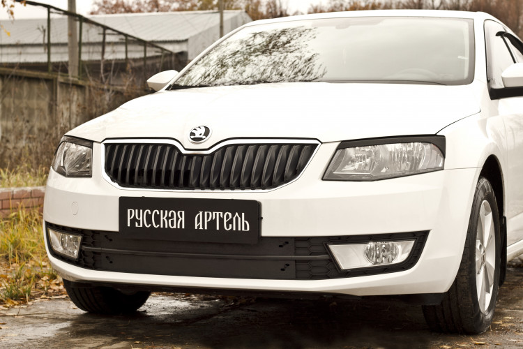 Реснички на передние фары Русская Артель Skoda Octavia III 2013-2017 Реснички на передние фары Русская Артель → RESO-033400 :: TUNING`Leader /img2