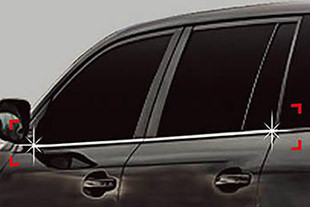 Хромированные молдинги на окна дверей (низ) Autoclover Toyota Land Cruiser 200 FL 2012-2015, Toyota Land Cruiser 200 FL 2015-2021 > TUNINGLeader.ru
