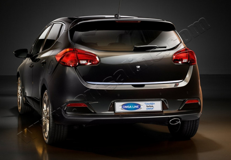Стальная накладка на кромку багажника Omsa Line KIA Ceed 2012-2015, KIA Ceed FL 2015-2018 Стальная накладка на кромку багажника Omsa Line → 4020052 :: TUNING`Leader /img1
