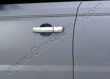 Стальные накладки на ручки дверей Omsa Line Land Rover Range Rover 2002-2009, Land Rover Range Rover FL 2009-2012 Стальные накладки на ручки дверей Omsa Line → 6002041 :: TUNING`Leader /img1