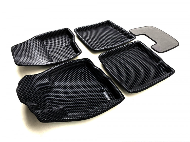 Коврики EVA (ЕВА) черные 3D Euromat Ford Explorer FL 2015-2018, Ford Explorer FL 2018-2019 Коврики EVA (ЕВА) черные 3D Euromat → EM3DEVA-002217 :: TUNING`Leader /img1