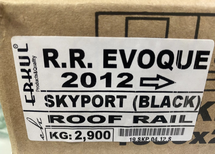 Рейлинги продольные на крышу черные Skyport Erkul → 19.SKP.11.10.S :: TUNING`Leader /img13