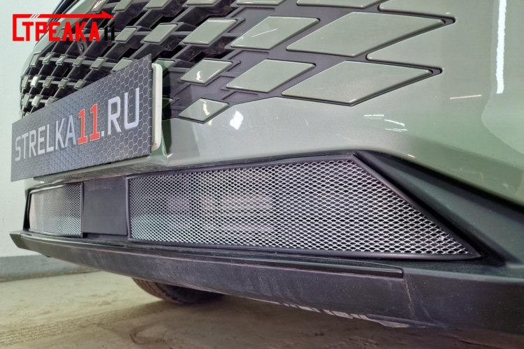Сетка защитная в бампер Standart хром Strelka Exeed RX 2023- Сетка защитная в бампер Standart хром Strelka → EXRX23.bot.chrome :: TUNING`Leader /img6