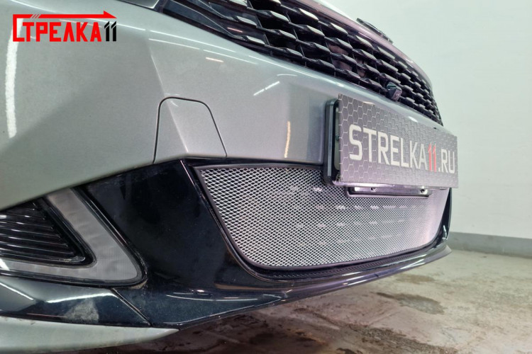 Сетка защитная в бампер Standart хром Strelka → KAIE5.chrome :: TUNING`Leader /img3