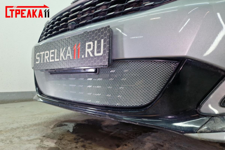 Сетка защитная в бампер Standart хром Strelka → KAIE5.chrome :: TUNING`Leader /img5