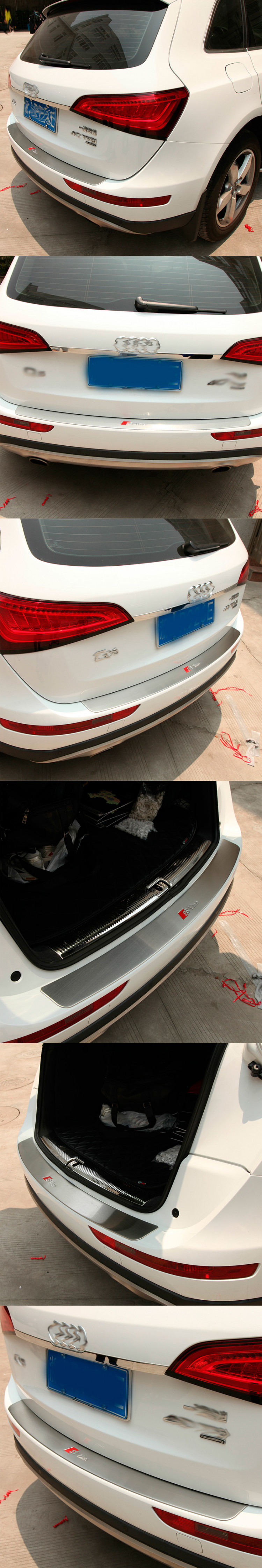 Накладка на задний бампер стальная с загибом S-Line OEM-Tuning → CNT01-Q5-011 :: TUNING`Leader /img1