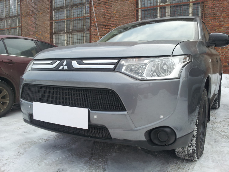 Сетка защитная в бампер Standart черный Strelka → MITOUT3.black :: TUNING`Leader /img3