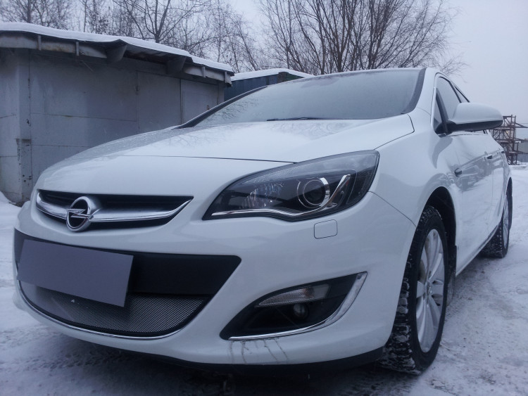 Сетка защитная в бампер Standart хром Strelka → OPAJ13.chrome :: TUNING`Leader /img1