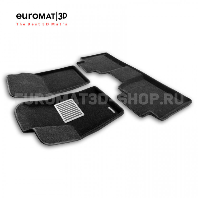Коврики текстильные черные LUX 3D Euromat Tank 500 2022- Коврики текстильные черные LUX 3D Euromat → EM3D-004910 :: TUNING`Leader /img1