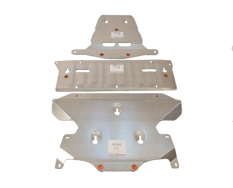 Защита картера двигателя и КПП алюминий (3 части) 4 мм. ALFeco → ALF3046AL :: TUNING`Leader /img1