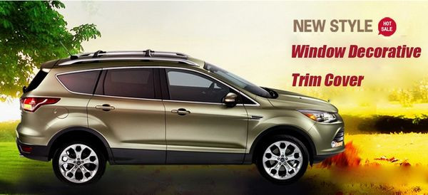 Стальные молдинги на окна дверей (комплект) JMT Ford Kuga 2013-2016, Ford Kuga FL 2016-2019 Стальные молдинги на окна дверей (комплект) JMT → 25073 :: TUNING`Leader /img1