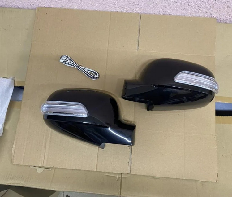 Корпуса боковых зеркал с повторителем Genesis Style Kabis (черные) SsangYong Rexton 2001-2005, SsangYong Rexton 2005-2011 Корпуса боковых зеркал с повторителем Genesis Style Kabis (черные) → :: TUNING`Leader /img2