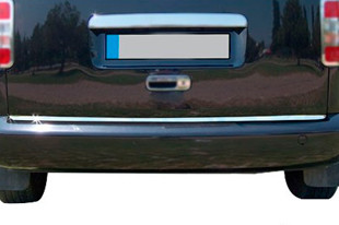 Стальная накладка на кромку багажника Omsa Line Volkswagen Caddy III 2004-2009, Volkswagen Caddy III FL 2010-2014, Volkswagen Caddy III FL 2015-2021 > TUNINGLeader.ru