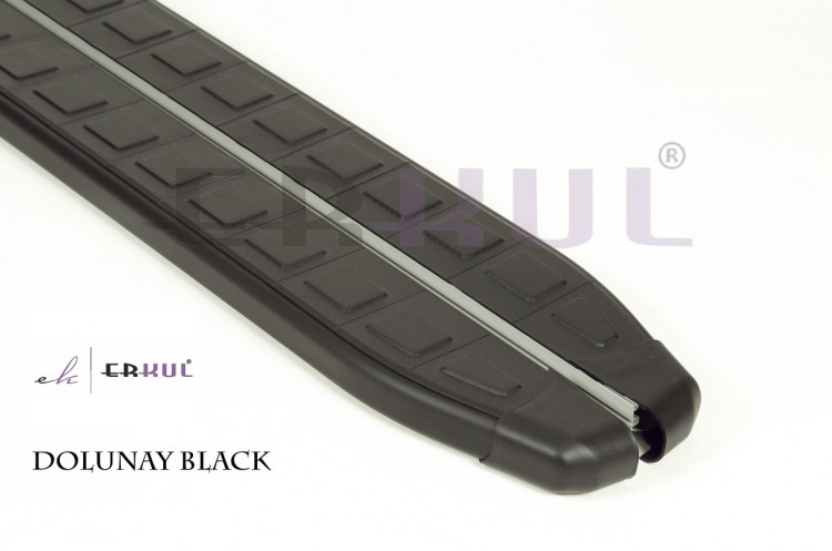 Пороги алюминиевые Dolunay Black Erkul Nissan Qashqai+2 2008-2013 Пороги алюминиевые Dolunay Black Erkul → 24.DLM.01.09.+2.S :: TUNING`Leader /img2