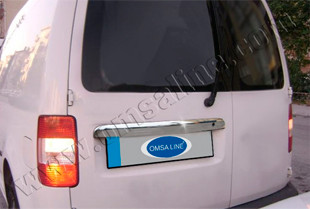 Стальная накладка на крышку багажника над номером (2 двери) Omsa Line Volkswagen Caddy III 2004-2009 Стальная накладка на крышку багажника над номером (2 двери) Omsa Line → 7520054 ` :: TUNING`Leader /img1